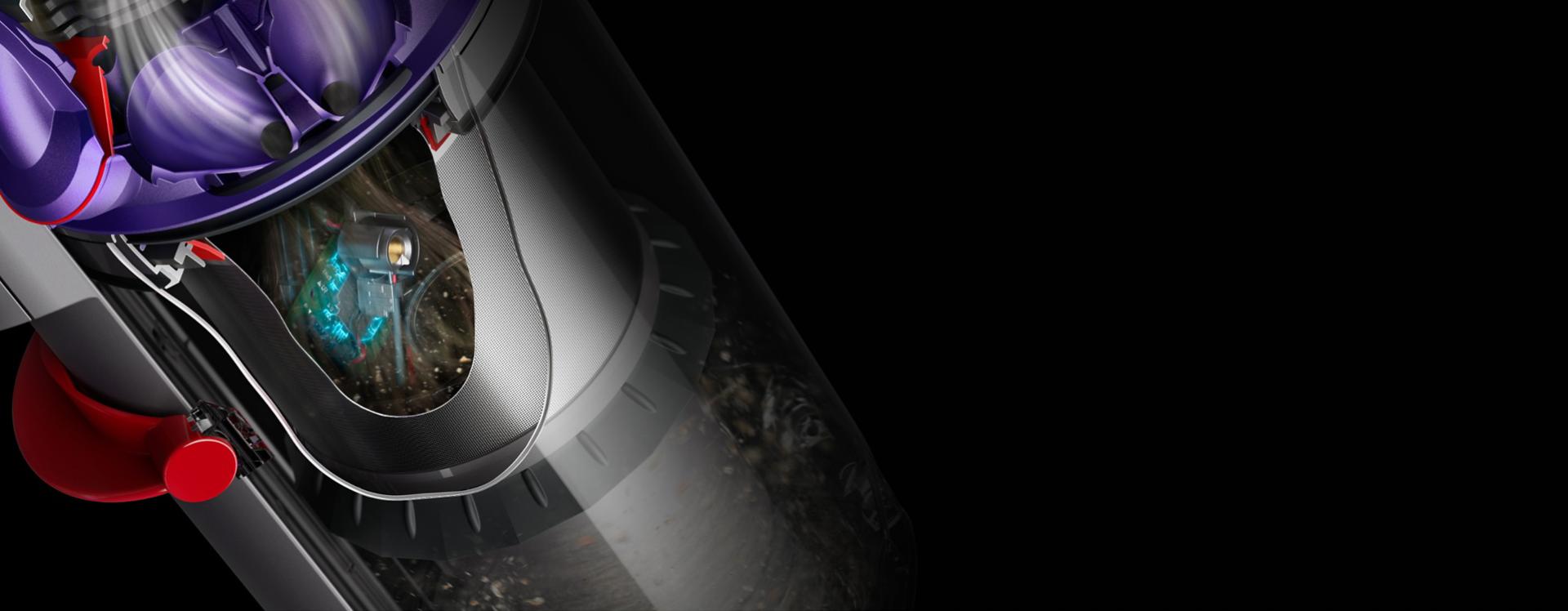 لقطة جانبية مُقرَّبة من مستشعر بيزو.