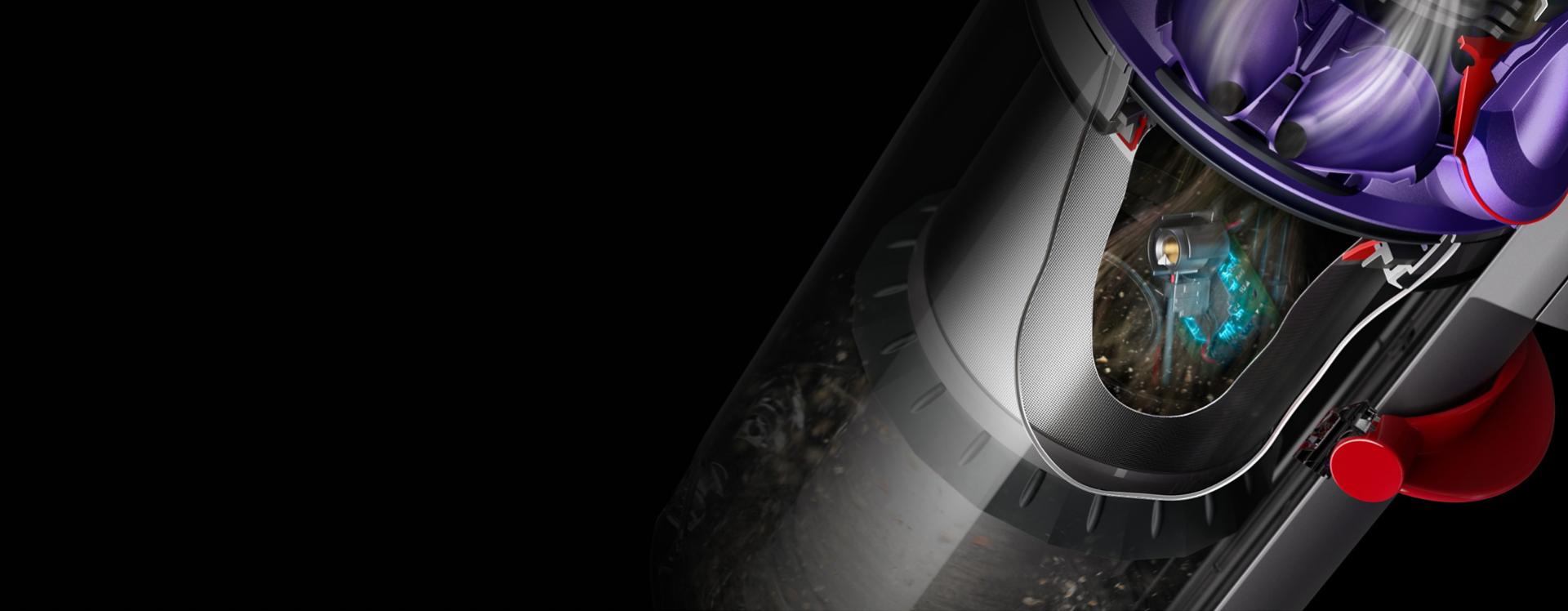 Close-up cutaway of the piezo sensor.