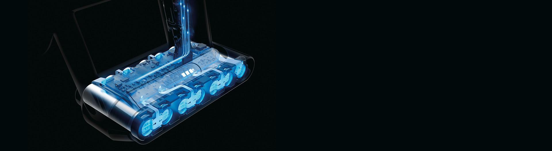 رسم يوضح البطارية