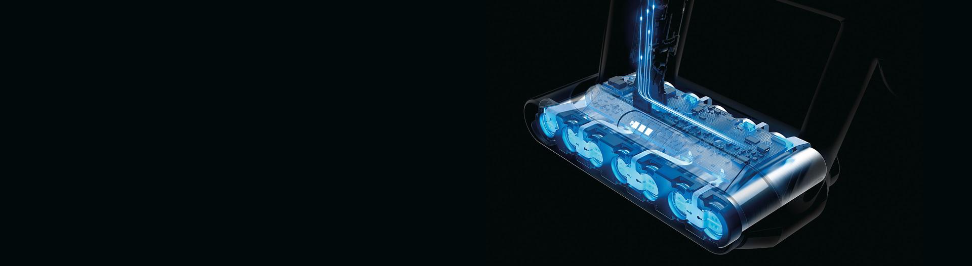 Graphic showing the battery