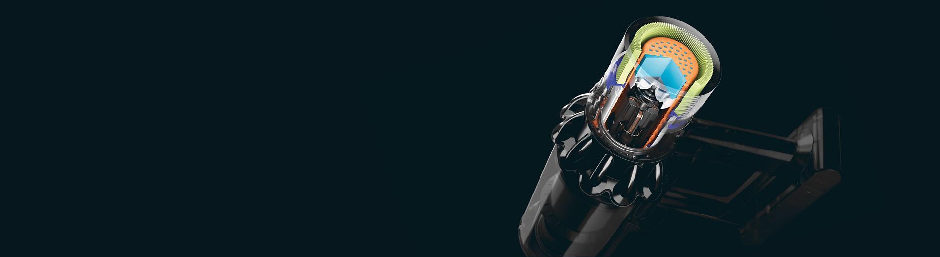 Illustration of acoustic system in the V10.