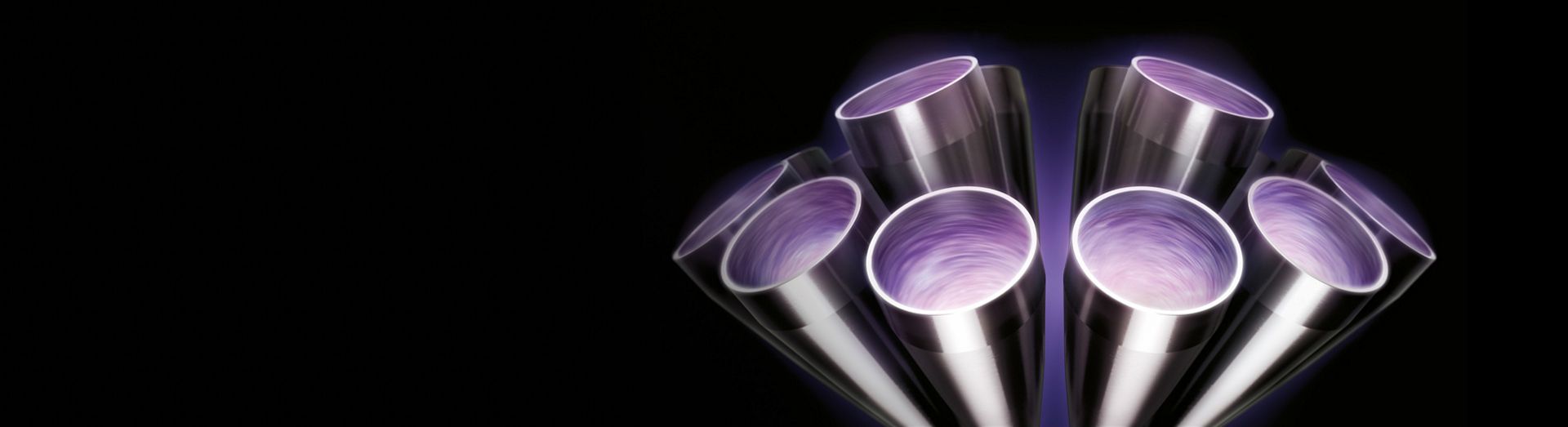 A cut-out of the Root Cyclone technology for the Dyson V11 Total Clean.