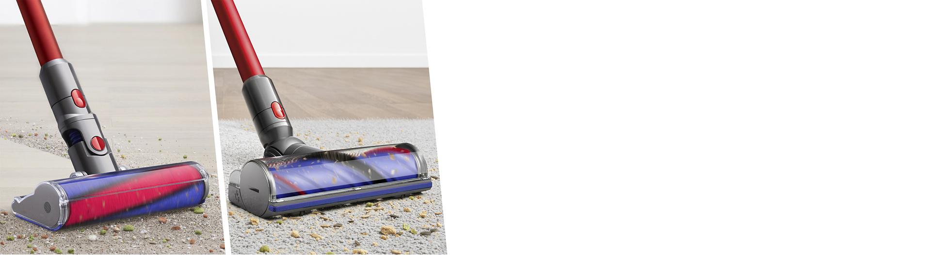 رؤوس تنظيف مختلفة لمكنسة Dyson V11 Total Clean.