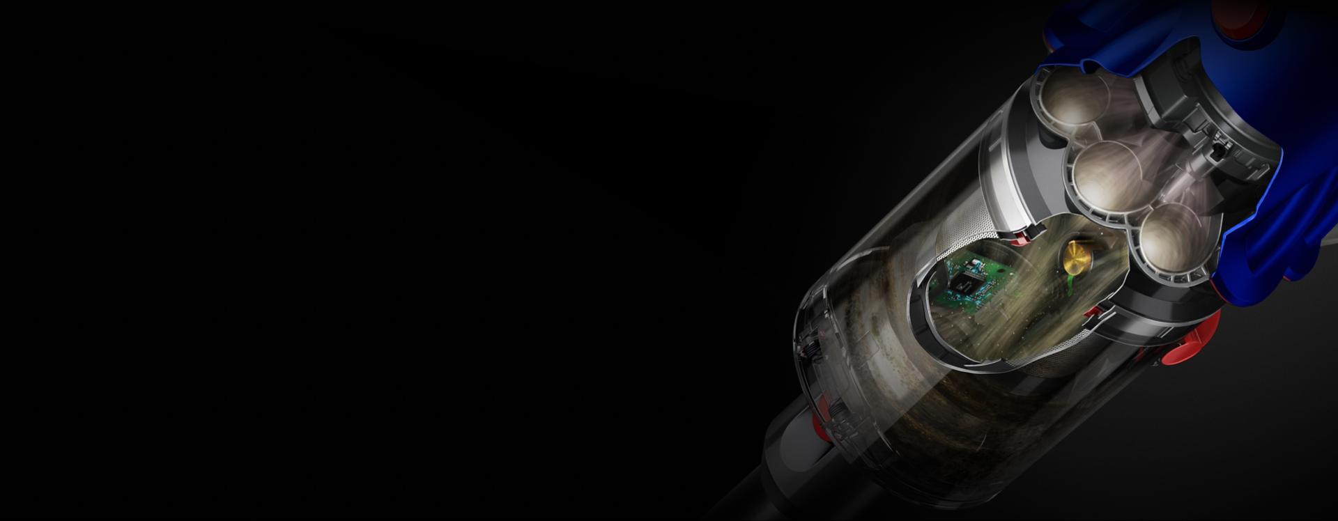 A cut-out of the Dyson V12 Detect Slim Absolute.