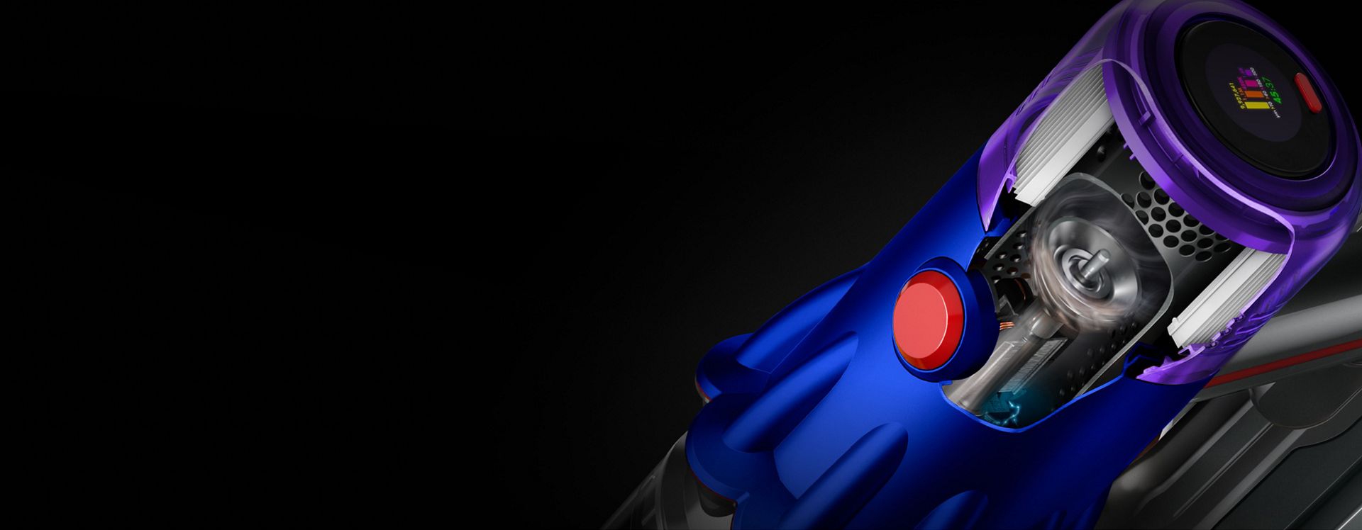 A cut-out of the Dyson V12 Detect Slim Absolute.
