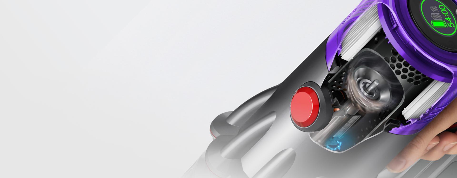 A cut-out of the Dyson V12 Detect Slim Absolute.