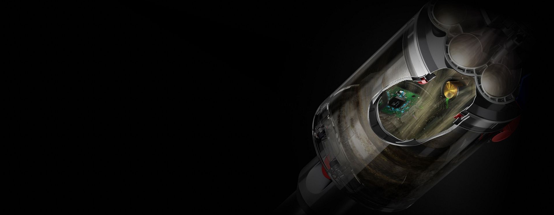 A cut-out of the Dyson V12 Detect Slim Absolute.
