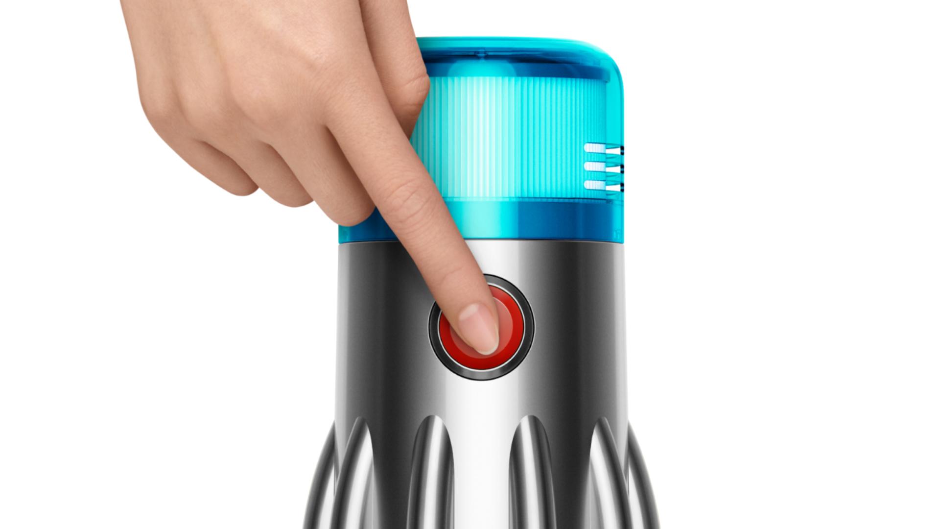 Nút nguồn của Dyson V12s Submarine.