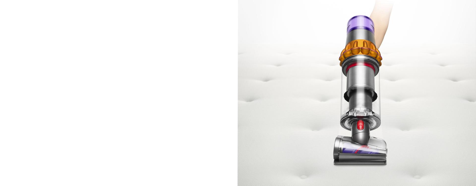 The Hair screw tool is used to clean a mattress.