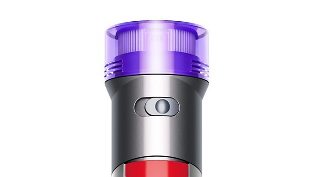 Close-up of the Power button.