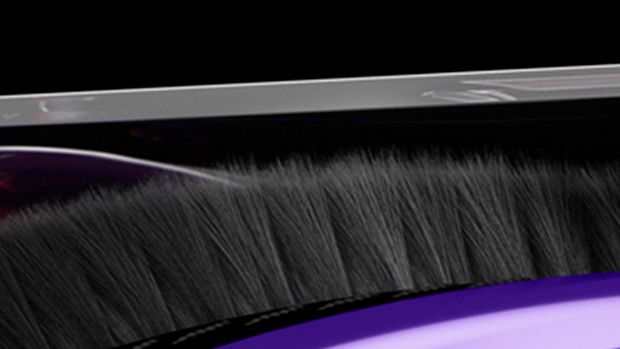 Close up of carbon fibre filaments