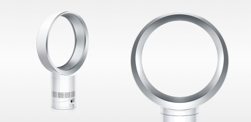Dyson cool 扇風機 シルバー　Dyson AM 07 Dyson Cool™ AM07 Bladeless Tower Fan - White/Silver - Dyson SG