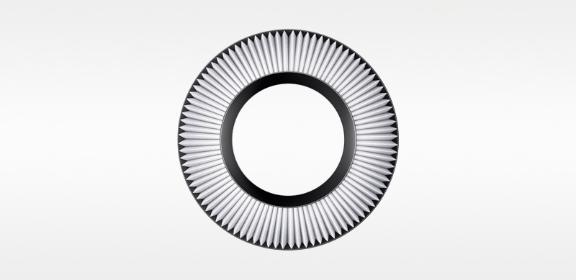 Electrostatic carbon filter