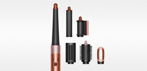 Dyson Airwrap i.d.™ Straight+Wavy multifunkciós hajformázó-szárító (Amber Silk / Pink Champagne)