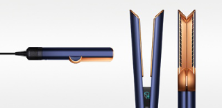 Dyson Airstrait™ dryer and straightener (Prussian Blue/Rich Copper)