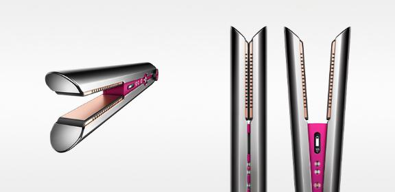 Dyson Corrale Hair Straightener Black Nickel Fuchsia