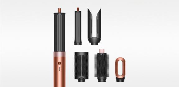 مجفف ومصفف Dyson Airwrap Co-anda2x™ متعدد الوظائف الجديد - للشعر المالس+المموَّج | (حريري كهرماني)