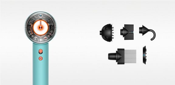 مجفف الشعر Dyson Supersonic Nural™‎ باللون باتينا/توبازي