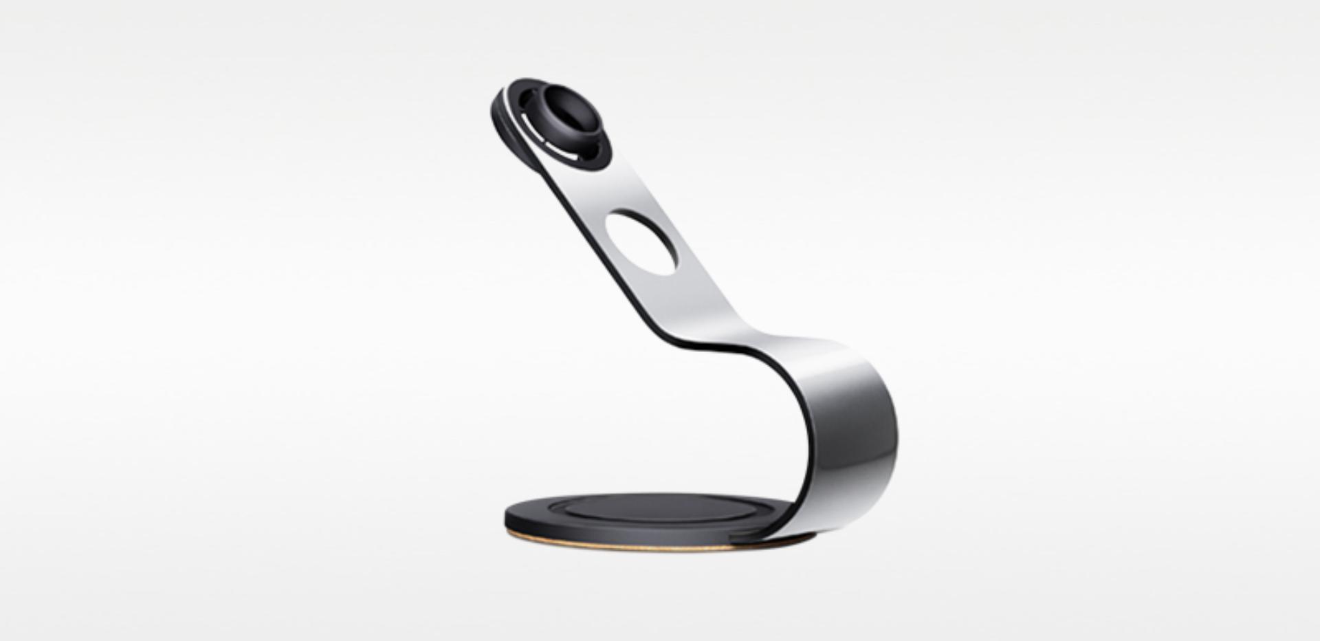 Dyson Supersonic™ hair dryer stand Nickel and black