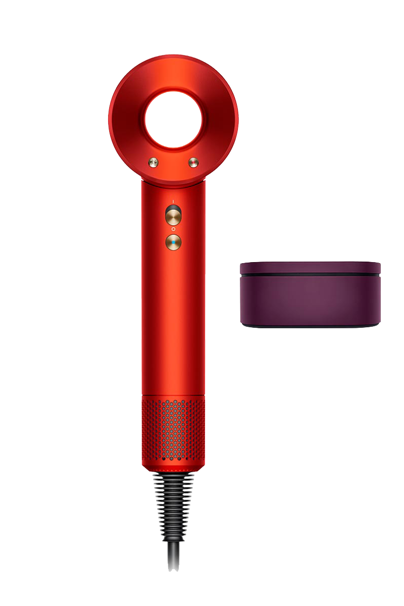 Dyson Supersonic™ hair dryer in Topaz orange and Byzantine purple