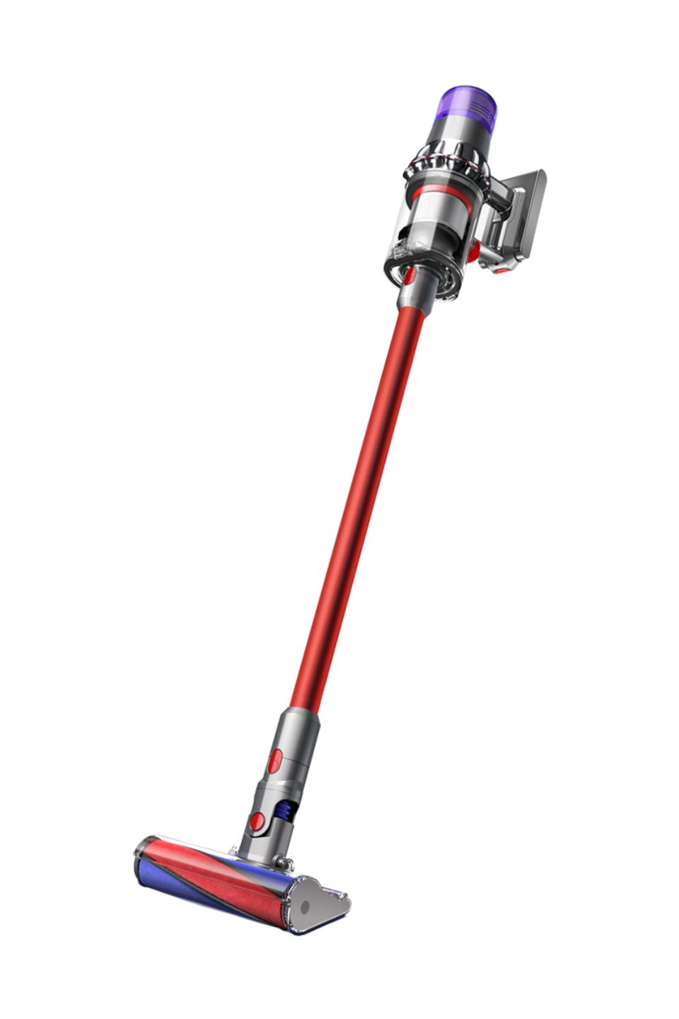 Dyson V11 Fluffy Nickel Red