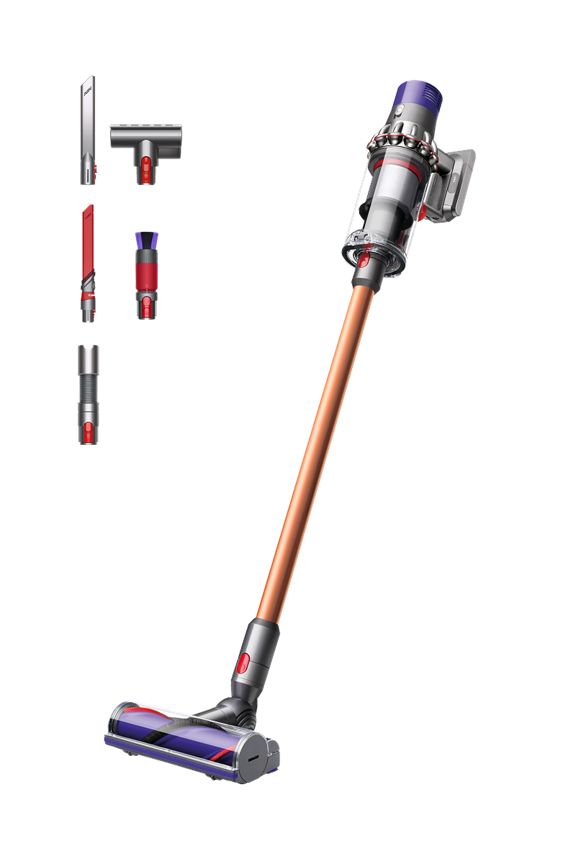 Dyson Cyclone V10 juhtmeta tolmuimeja + detailide puhastuskomplekt (Nickel / Copper​).