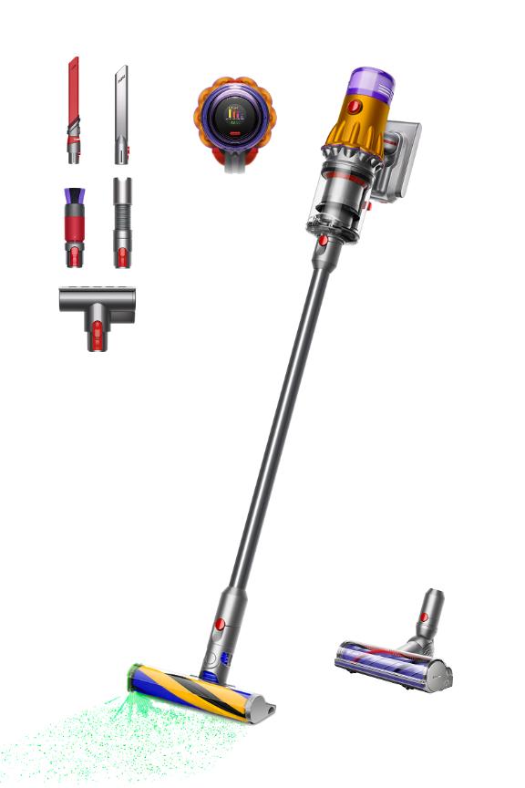 Bežični usisavač Dyson V12 Detect™ Slim + komplet za detaljno čišćenje (Yellow/Nickel)