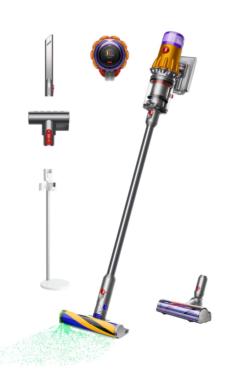 שואב אבק אלחוטי Dyson V12 Detect™ Slim Absolute (Yellow/Nickel)