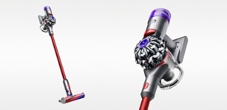 เครื่องดูดฝุ่นไร้สาย Dyson V8 Slim™ Fluffy (สีนิกเกิล/สีแดง)