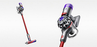 เครื่องดูดฝุ่นไร้สาย Dyson V8 Slim™ Fluffy (สีนิกเกิล/สีแดง)