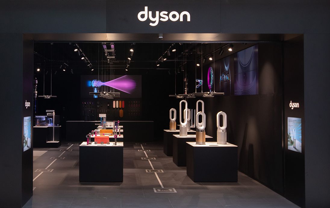 View of a Dyson Demo Store