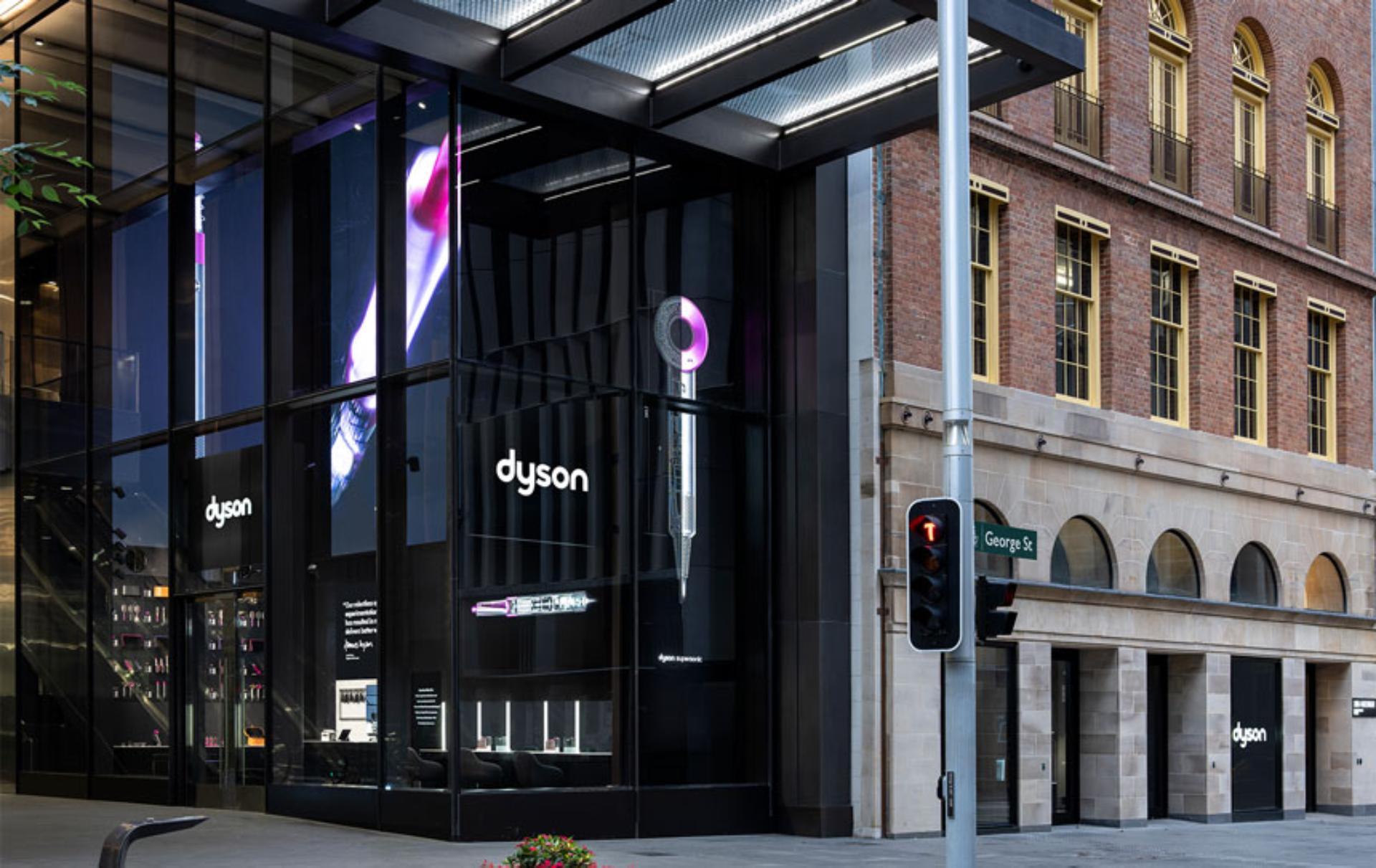 Exterior of Dyson Demo Store