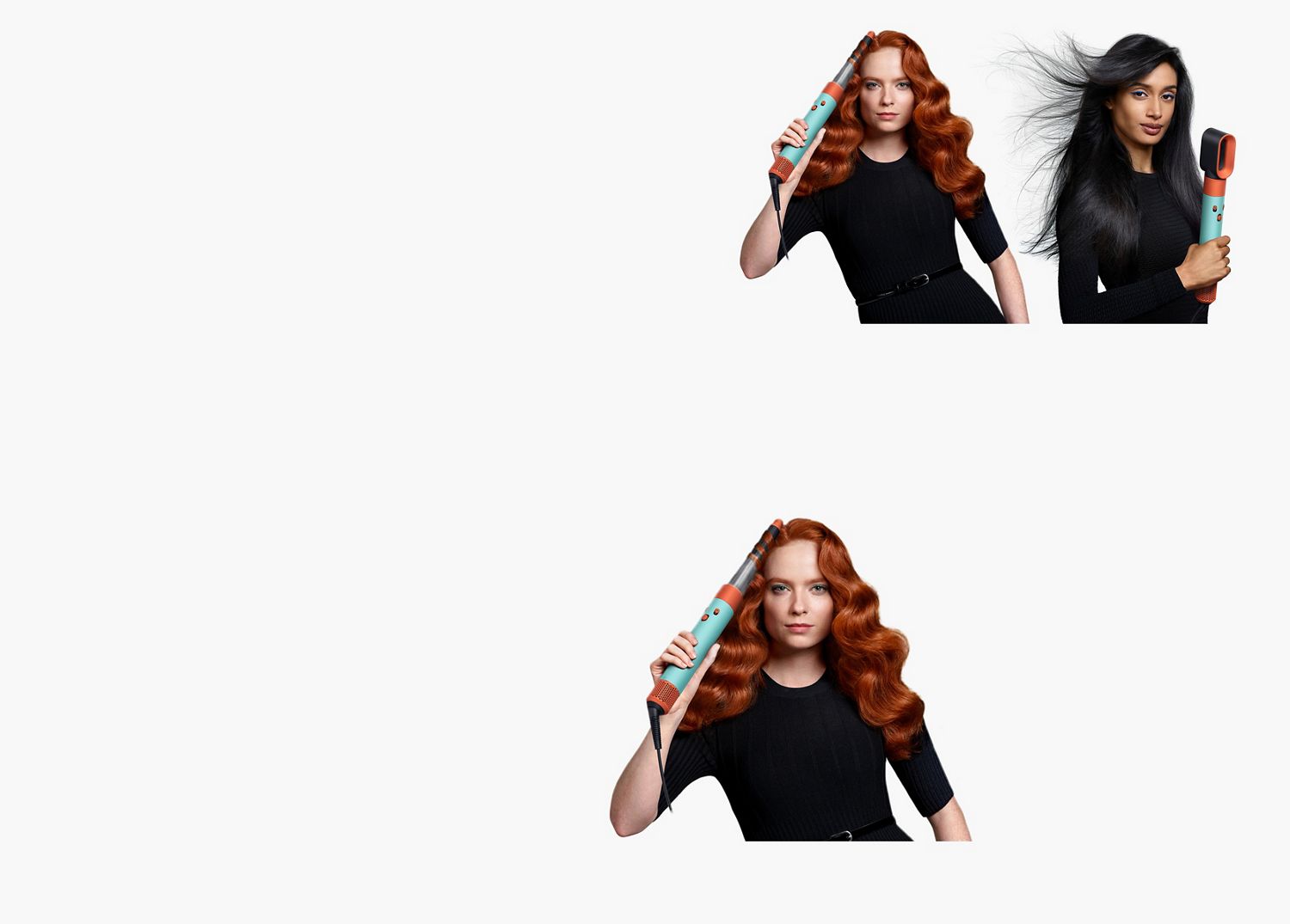 Ein Dyson Airwrap mit Zubehört