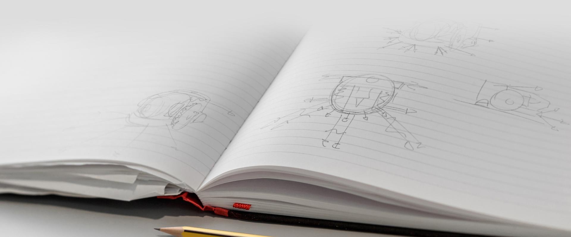 Engineer's sketchbook	