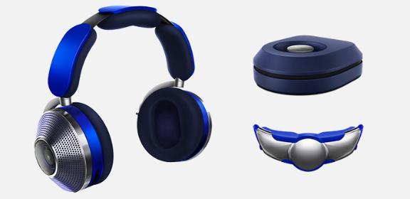 Dyson Zone™ Noise Cancelling Headphones Limited Edition with ‘Quarter Turn’ Hard Case (Ultra Blue/Prussian Blue)