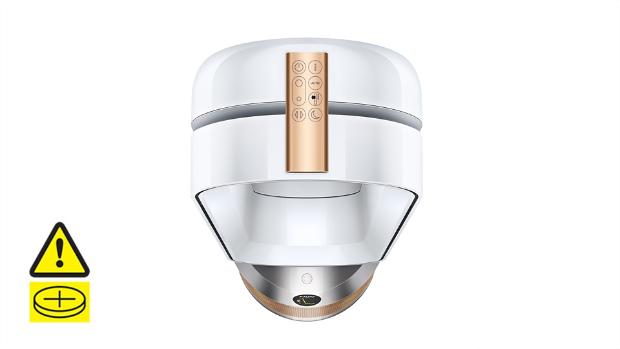 Remote control on top of the purifier