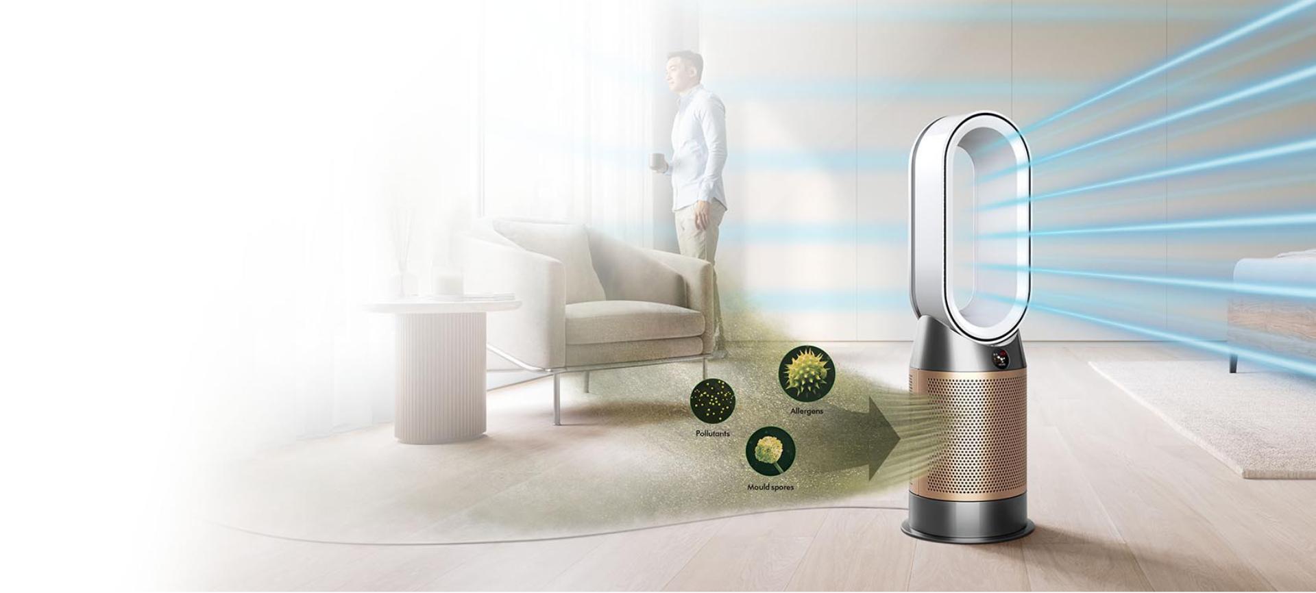Dyson Purifier is cleaning the air