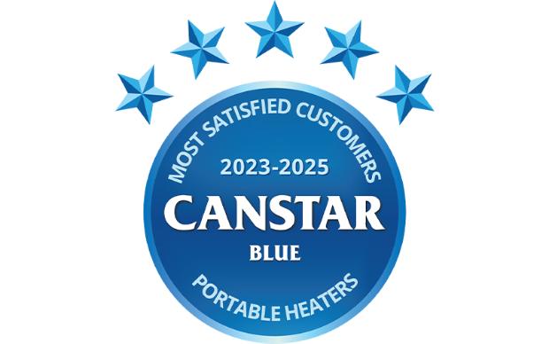 Best-rated portable heater brand, with 5-star reviews for performance, functionality, and design.