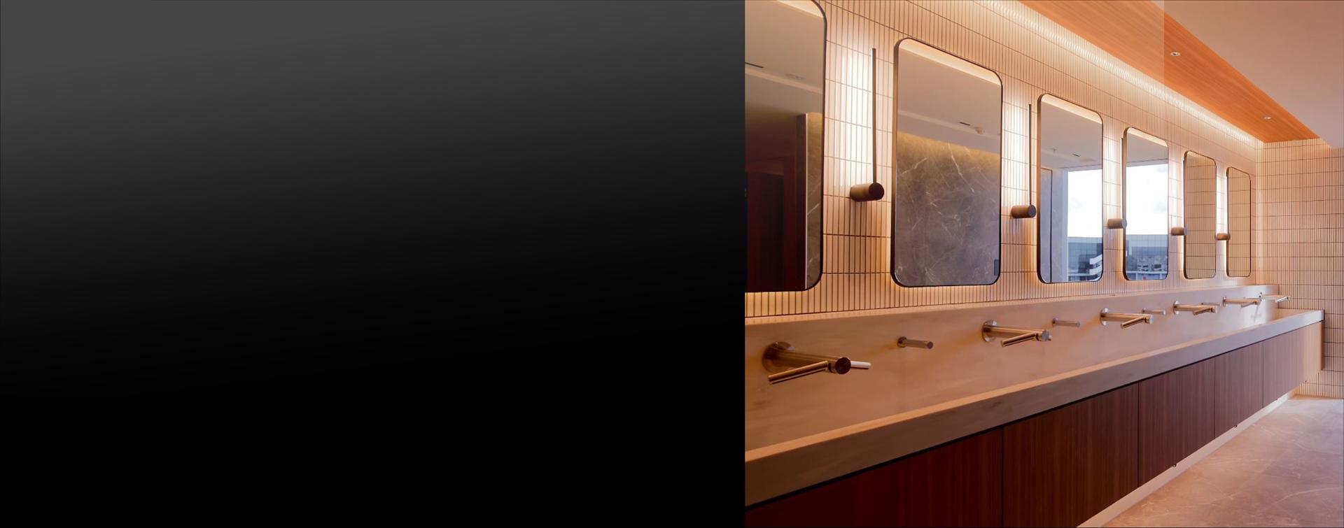 Sydney airport bathroom