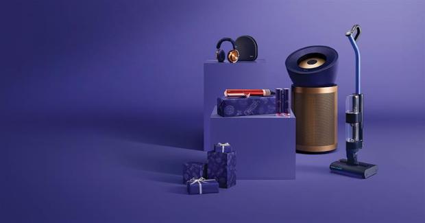 Dyson technology displayed in exclusive colours