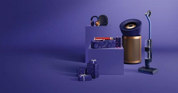 Dyson technology displayed in exclusive colours
