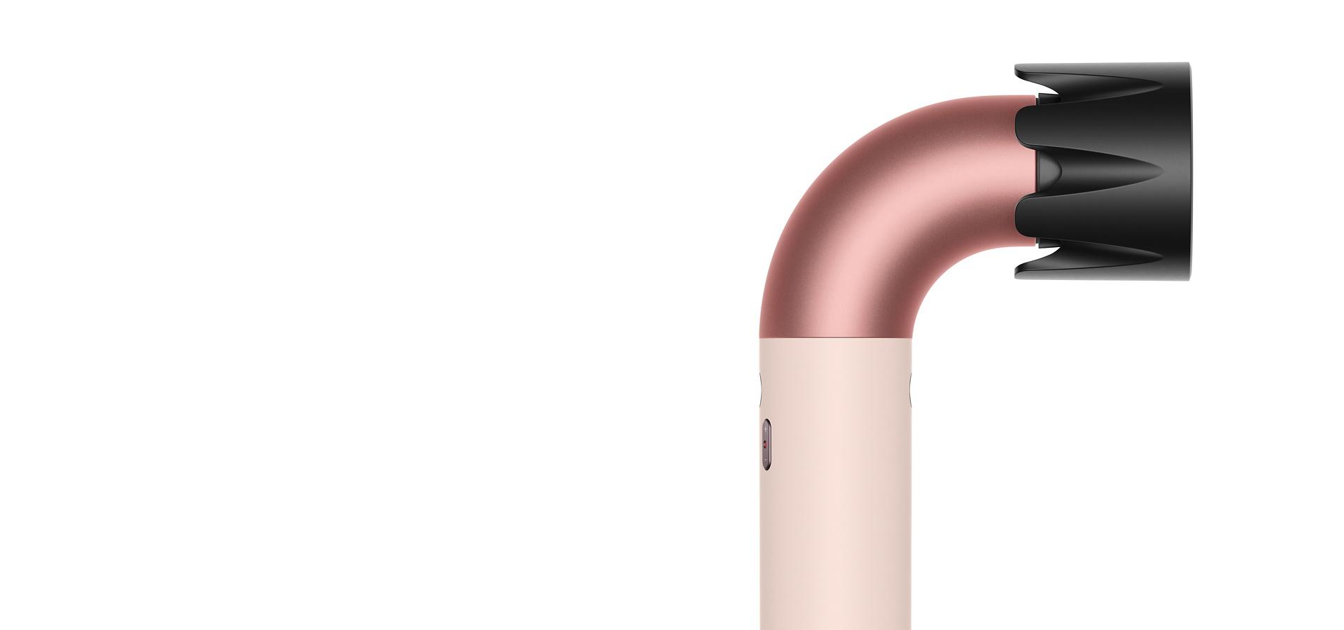 Side view of Dyson Supersonic r hair dryer.