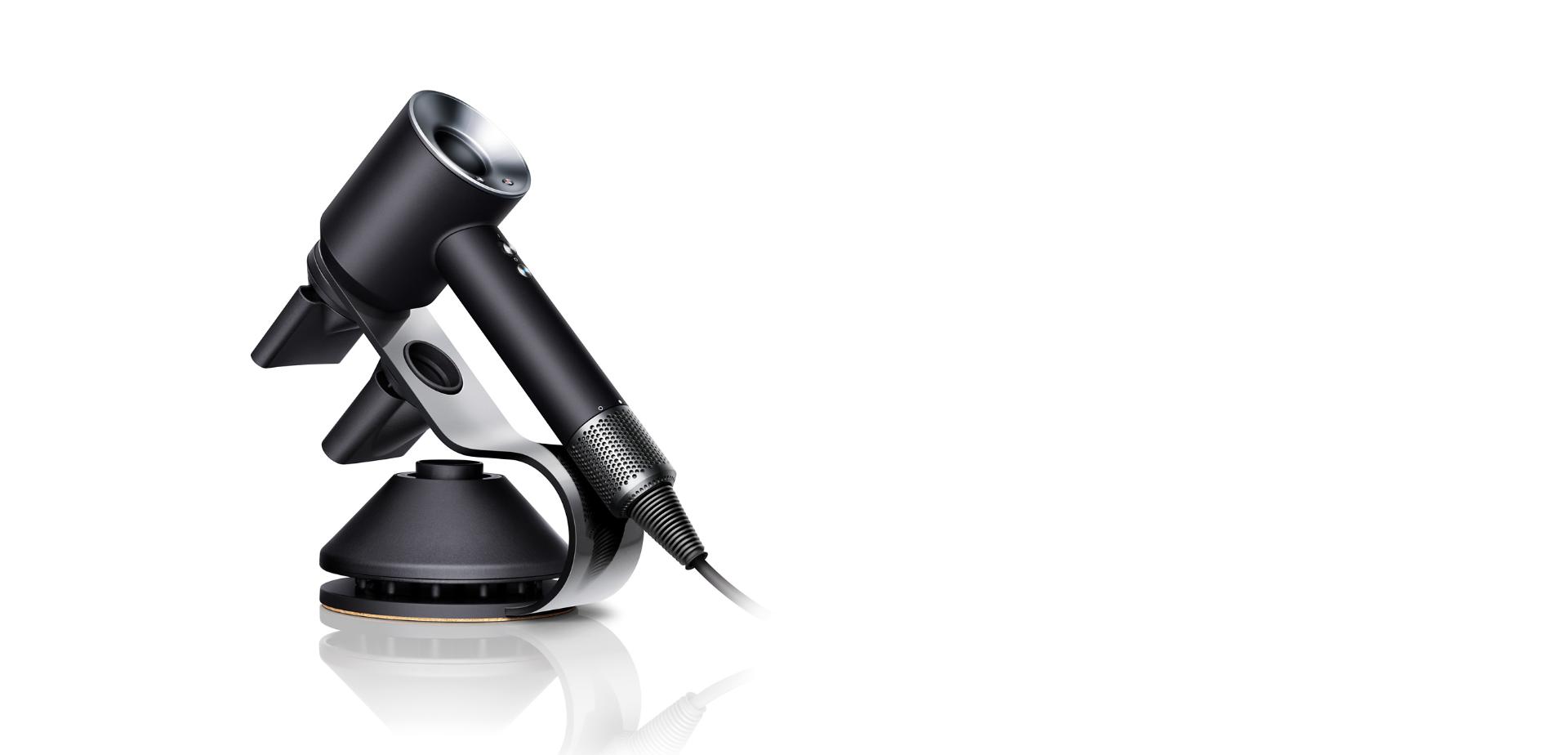 Supersonic Hair Dryer Stand Nickel/Black Dyson Australia