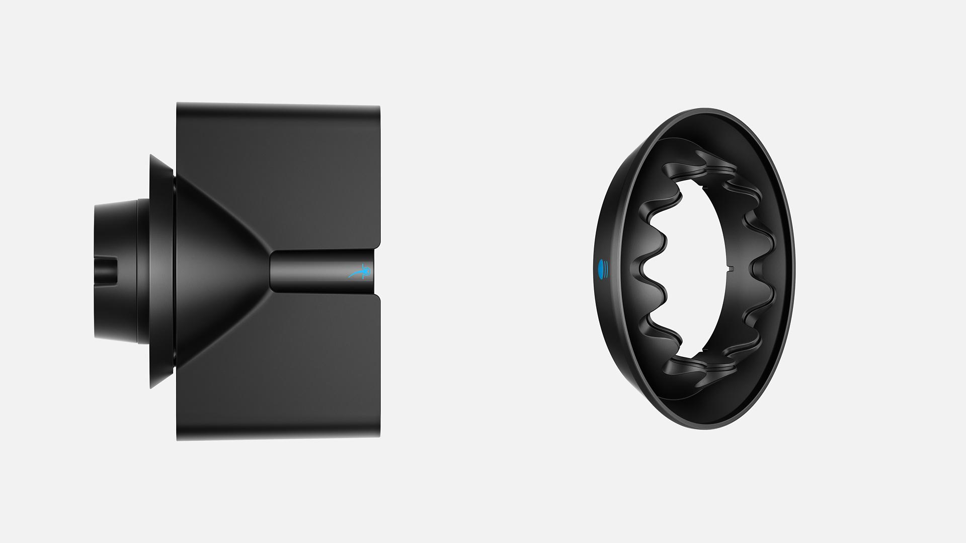 Smoothing nozzle, Gentle air attachment and Styling concentrator