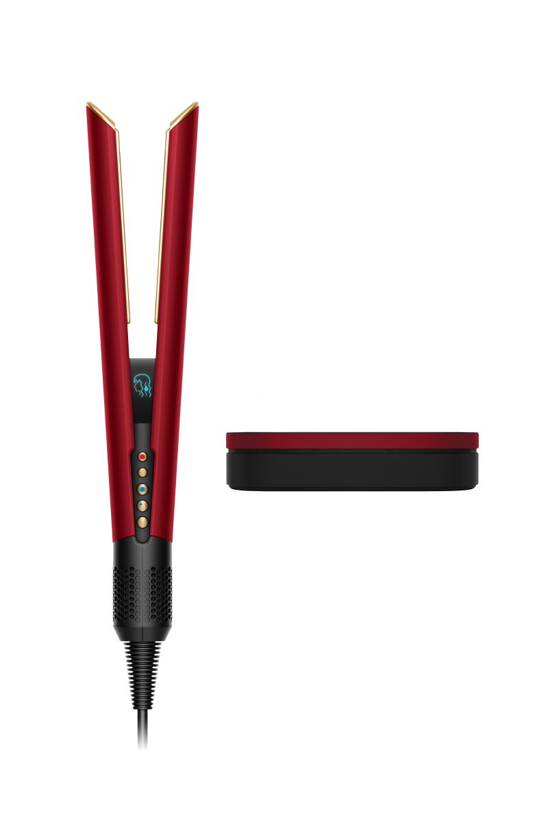 Dyson Airstrait™ žāvētājs un taisnotājs (Red Velvet/Gold)