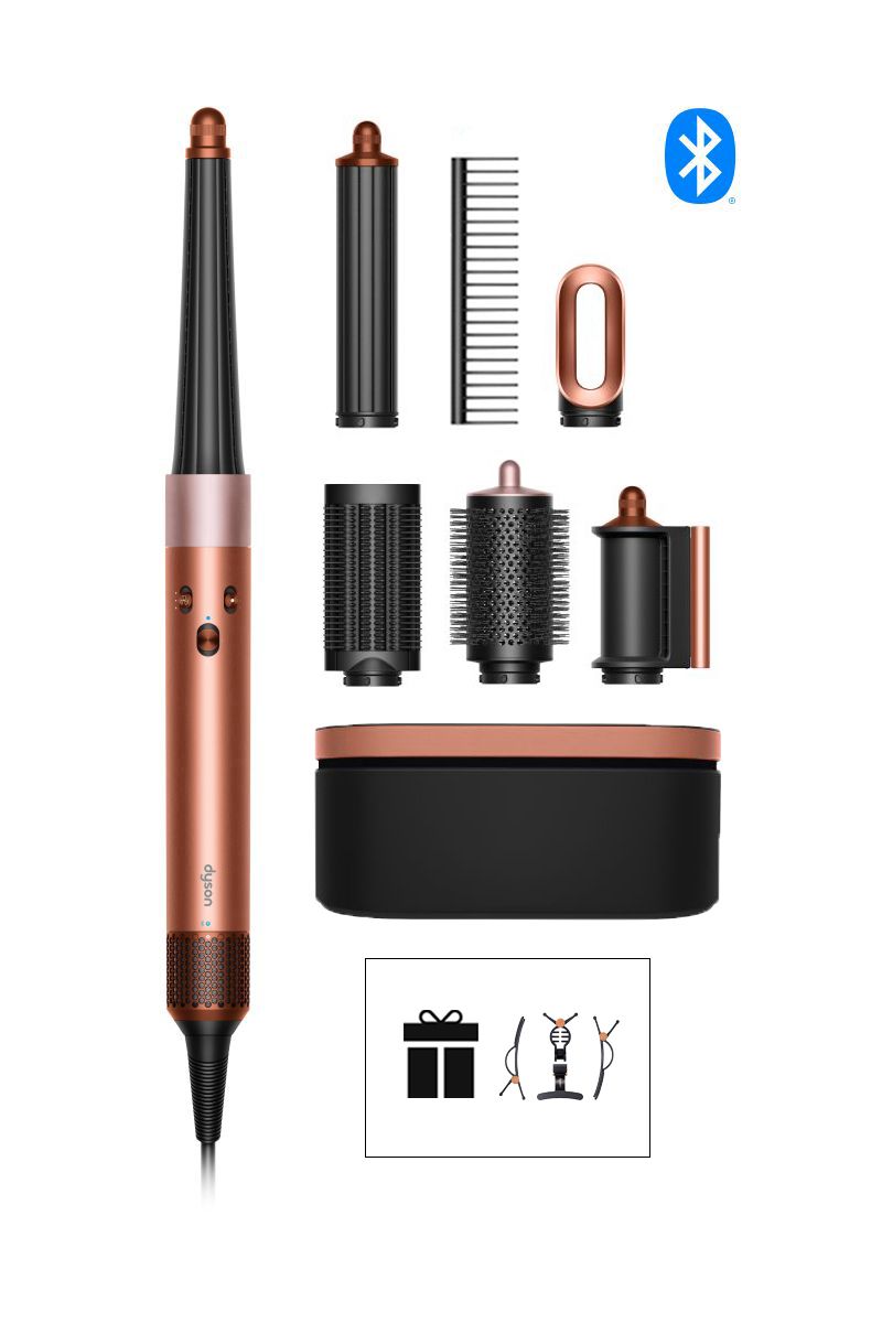 Dyson Airwrap i.d.™ Straight+Wavy (Amber silk/Pink champagne)