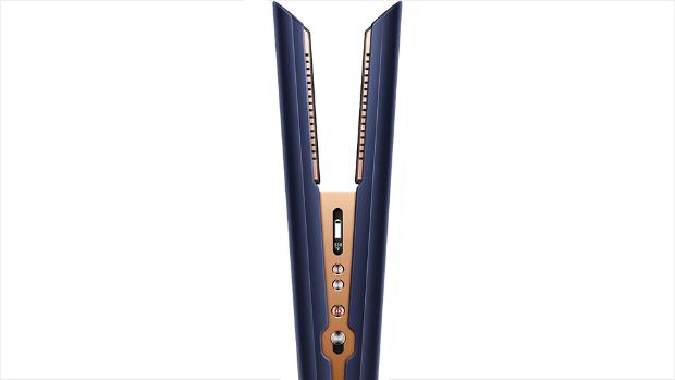 The Dyson Corrale hair straightener in Nickel Copper