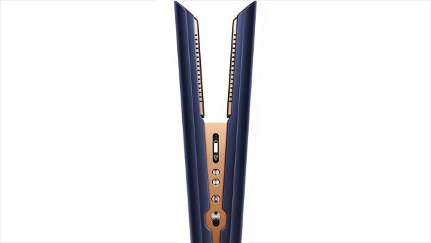 The Dyson Corrale hair straightener in Nickel Copper