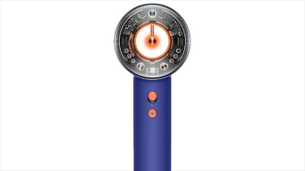 The Dyson Supersonic Nural hair dryer in Vinca Blue