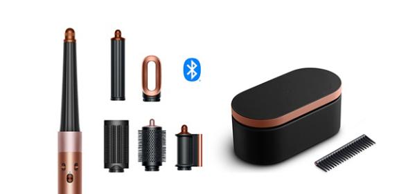 מעצב שיער Dyson Airwrap i.d בצבע רוז גולד ורוד Straight+Wavy - במהדורת מתנה מוגבלת